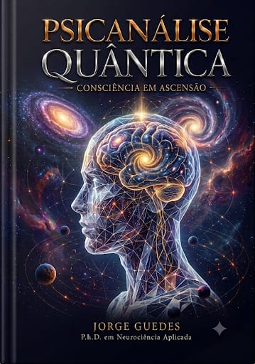 Capa de Psicanálise Quântica — Consciência em Ascensão